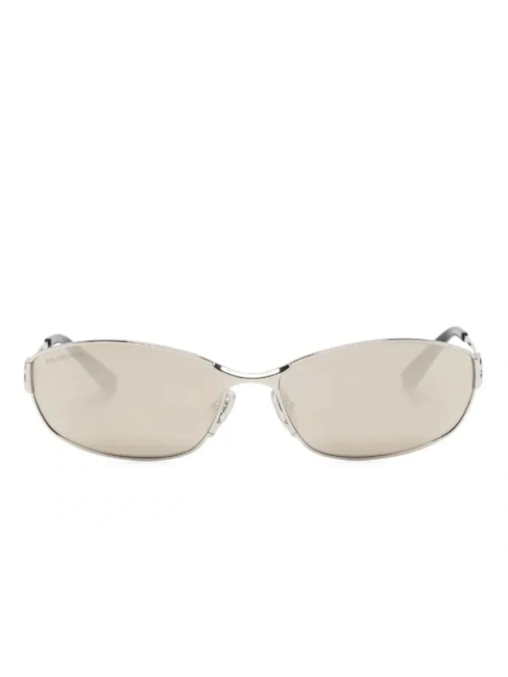 Balenciaga Silver Oval Sunglasses - Picture 1 of 1